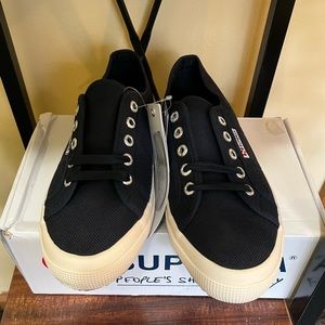 Superga Navy Blue Sneakers